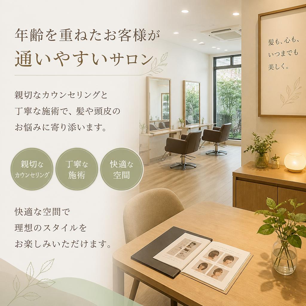 シニア層に優しいサービス