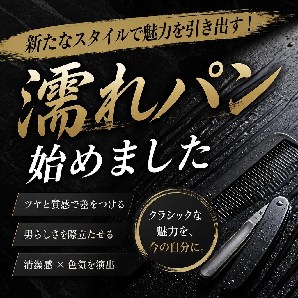 新たなスタイルで魅力を引き出す！濡れパン始めました