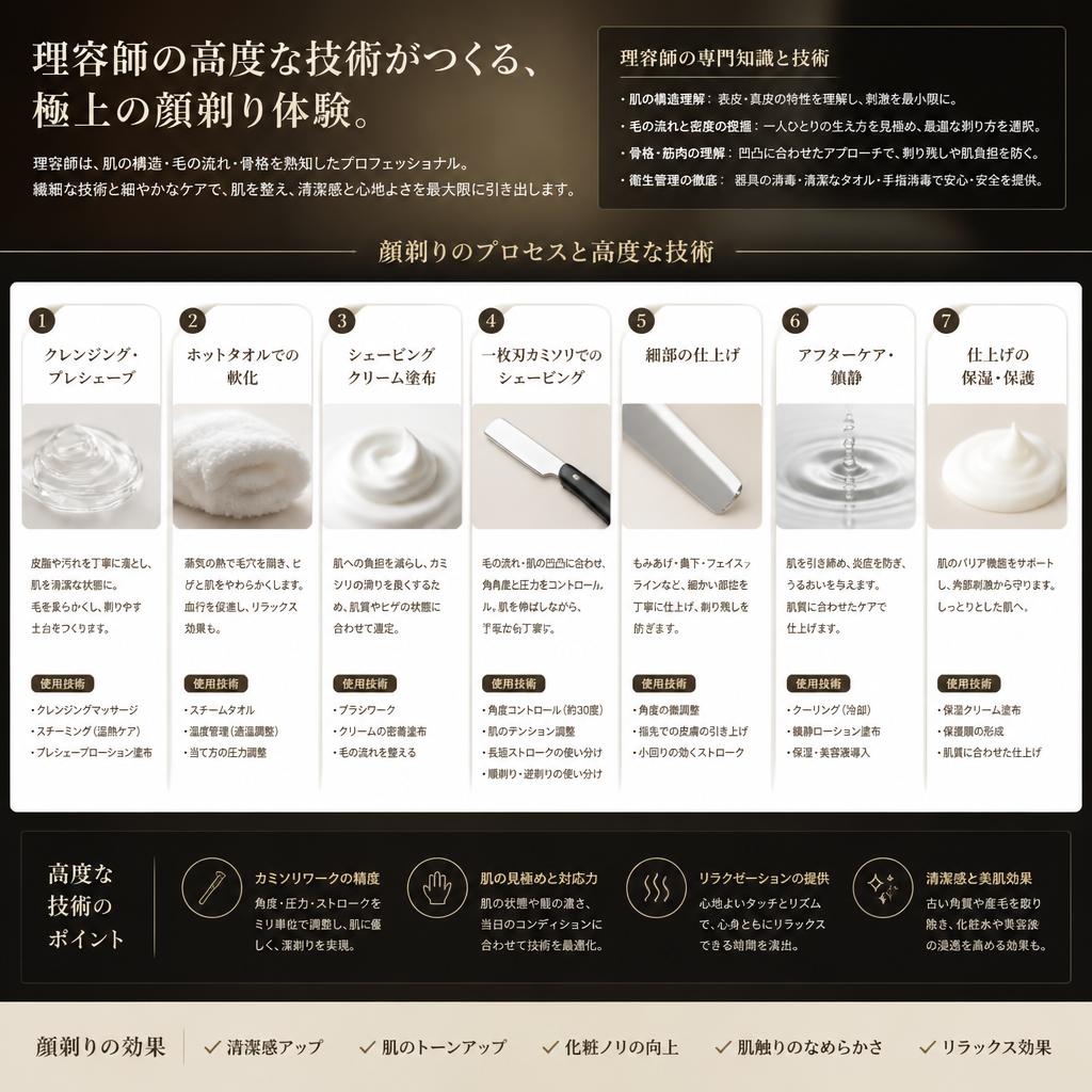 洗練された技術で仕上げる美肌