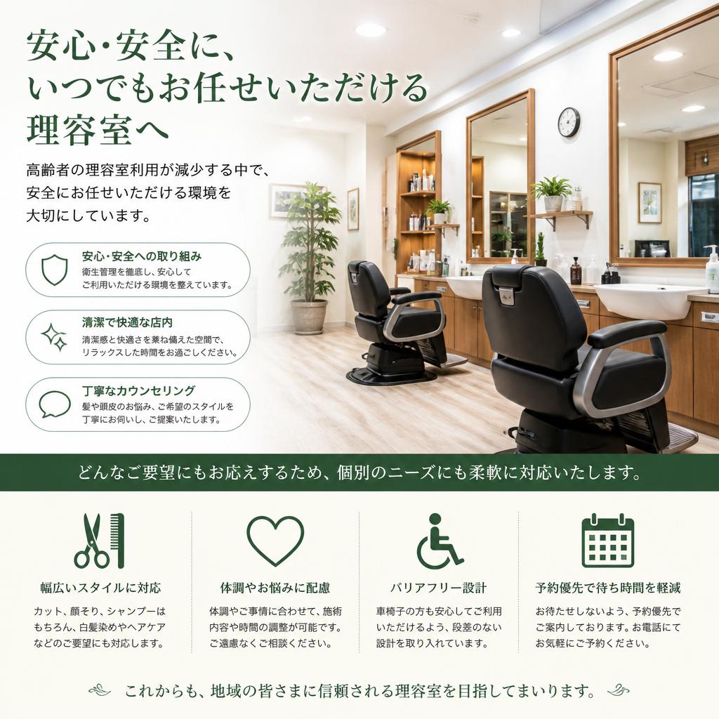 安心してご利用いただける理由