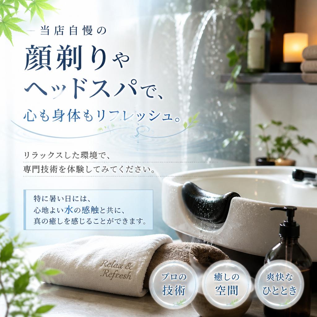 プロの技術でリフレッシュ