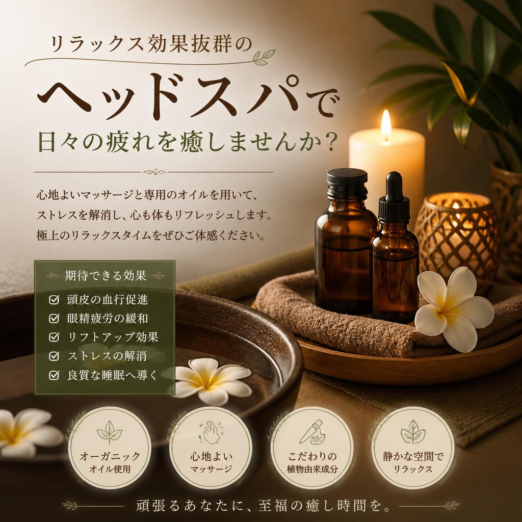極上のヘッドスパ体験